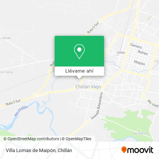 Mapa de Villa Lomas de Maipón