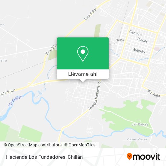 Mapa de Hacienda Los Fundadores