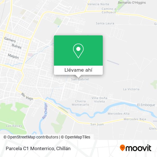 Mapa de Parcela C1 Monterrico