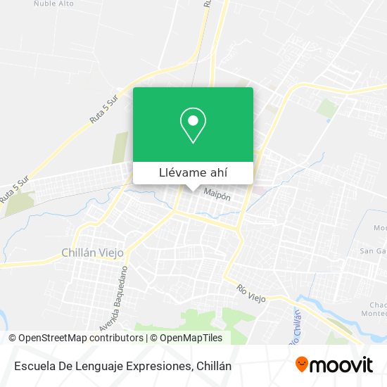 Mapa de Escuela De Lenguaje Expresiones