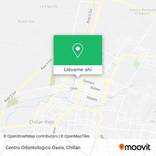 Cómo llegar a Centro Odontológico Oasis en Chillan en Autobús?