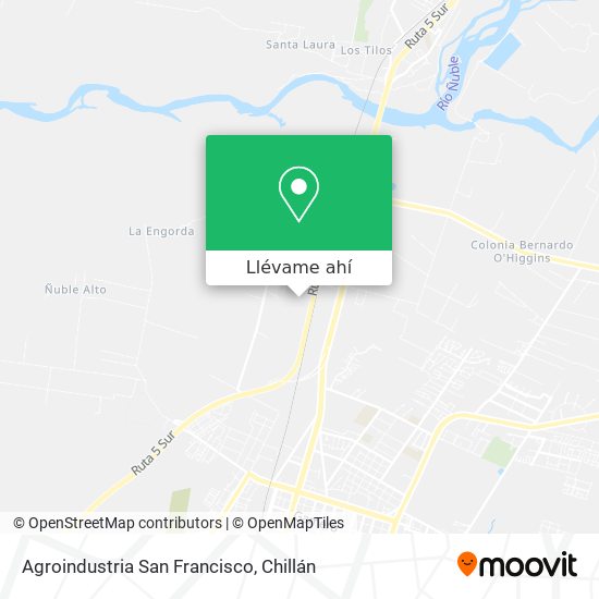 Mapa de Agroindustria San Francisco