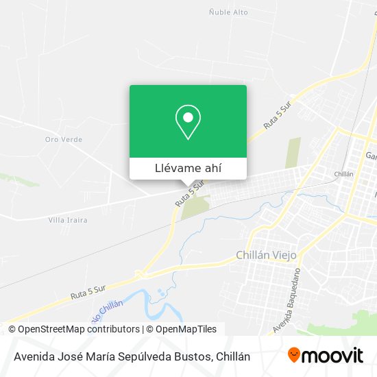 Mapa de Avenida José María Sepúlveda Bustos