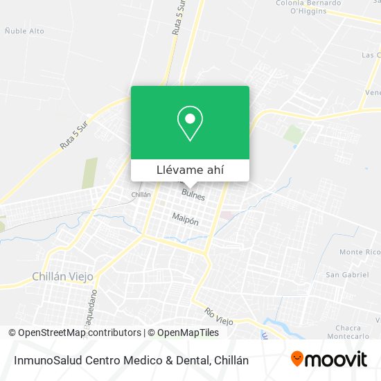 Mapa de InmunoSalud Centro Medico & Dental