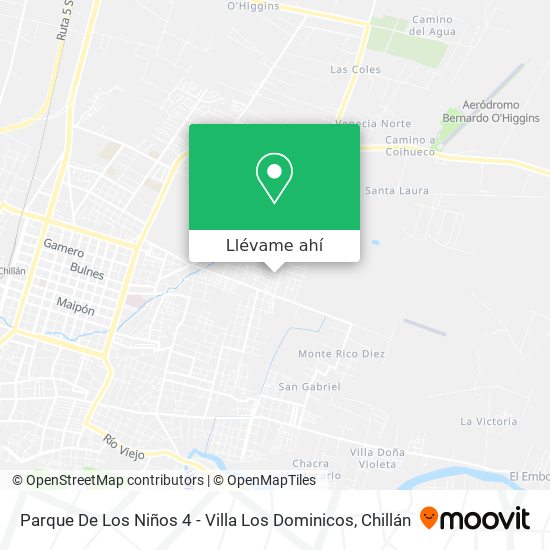 Mapa de Parque De Los Niños 4 - Villa Los Dominicos