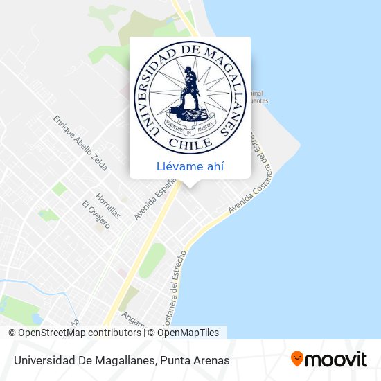 Mapa de Universidad De Magallanes