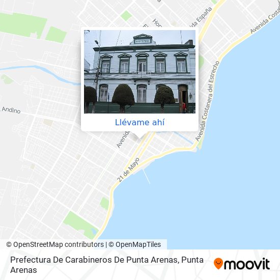 Mapa de Prefectura De Carabineros De Punta Arenas