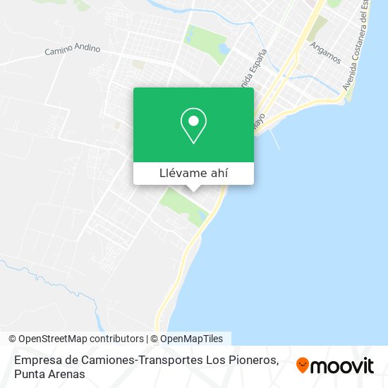 Mapa de Empresa de Camiones-Transportes Los Pioneros