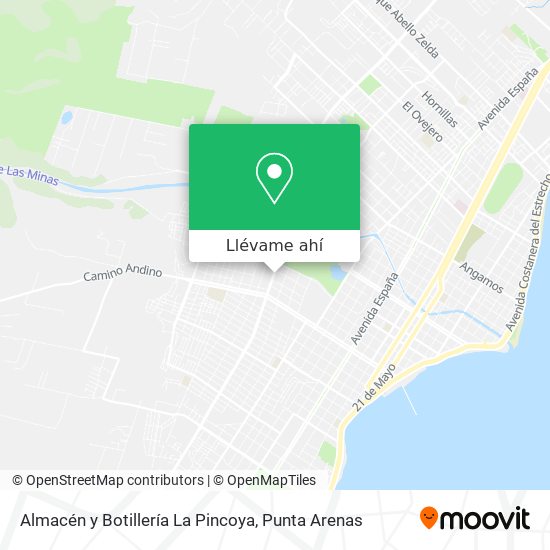 Mapa de Almacén y Botillería La Pincoya