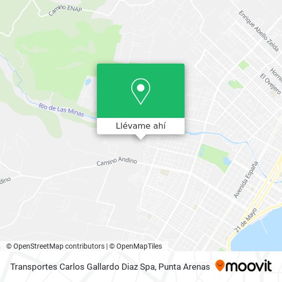 Mapa de Transportes Carlos Gallardo Diaz Spa