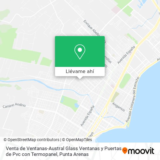 Mapa de Venta de Ventanas-Austral Glass Ventanas y Puertas de Pvc con Termopanel