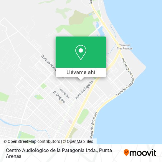 Mapa de Centro Audiológico de la Patagonia Ltda.
