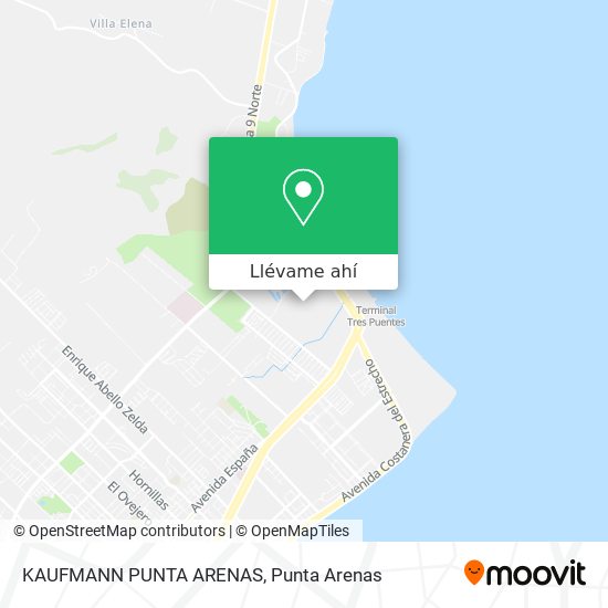 Mapa de KAUFMANN PUNTA ARENAS