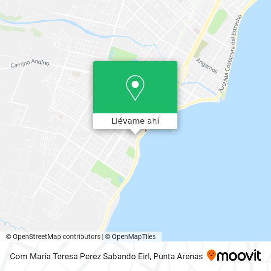 Mapa de Com Maria Teresa Perez Sabando Eirl