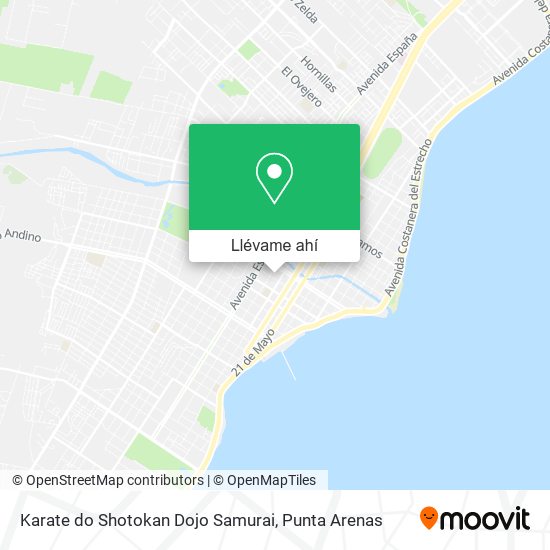 Mapa de Karate do Shotokan Dojo Samurai