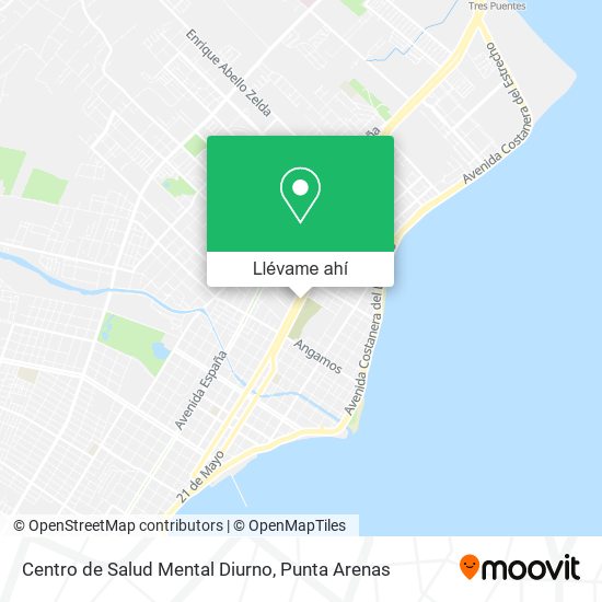 Mapa de Centro de Salud Mental Diurno