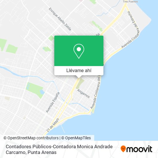 Mapa de Contadores Públicos-Contadora Monica Andrade Carcamo