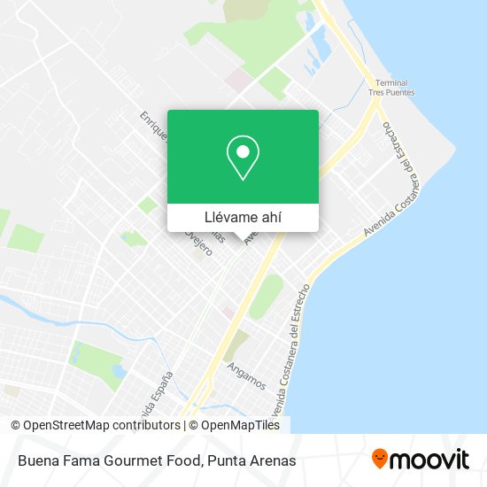 Mapa de Buena Fama Gourmet Food