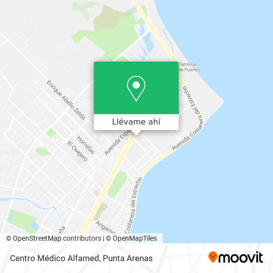 Mapa de Centro Médico Alfamed