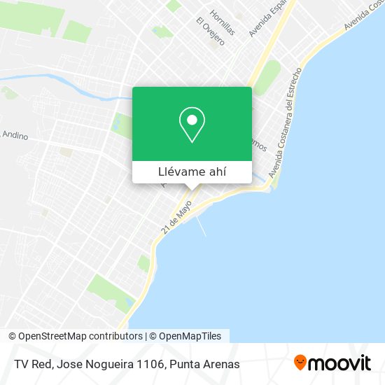Mapa de TV Red, Jose Nogueira 1106