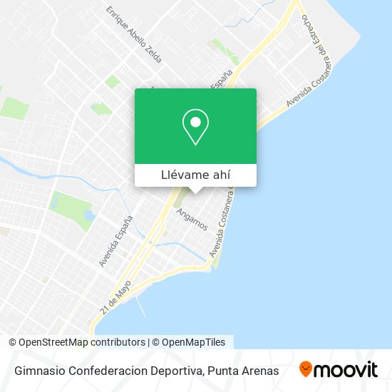 Mapa de Gimnasio Confederacion Deportiva