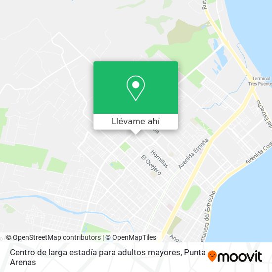 Mapa de Centro de larga estadía para adultos mayores