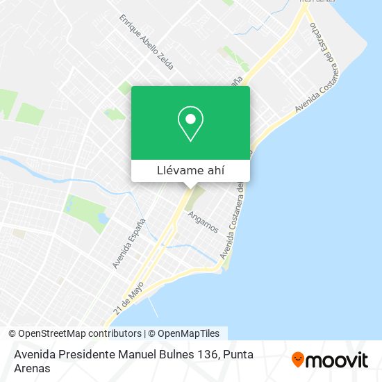 Mapa de Avenida Presidente Manuel Bulnes 136