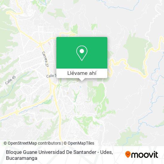 Mapa de Bloque Guane Universidad De Santander - Udes