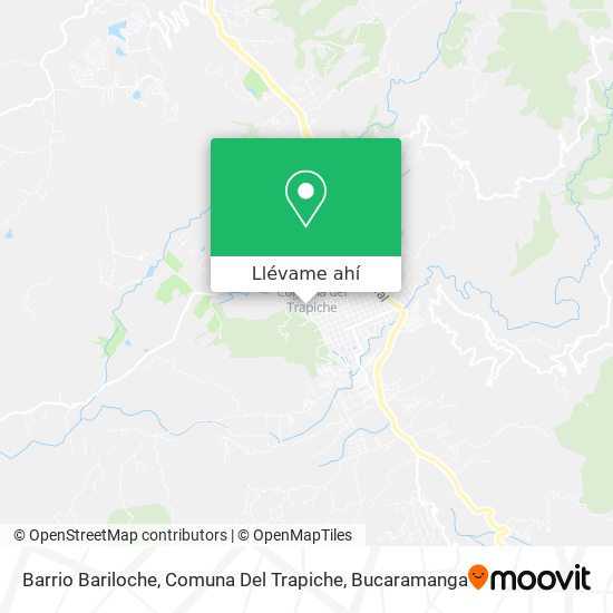 Mapa de Barrio Bariloche, Comuna Del Trapiche