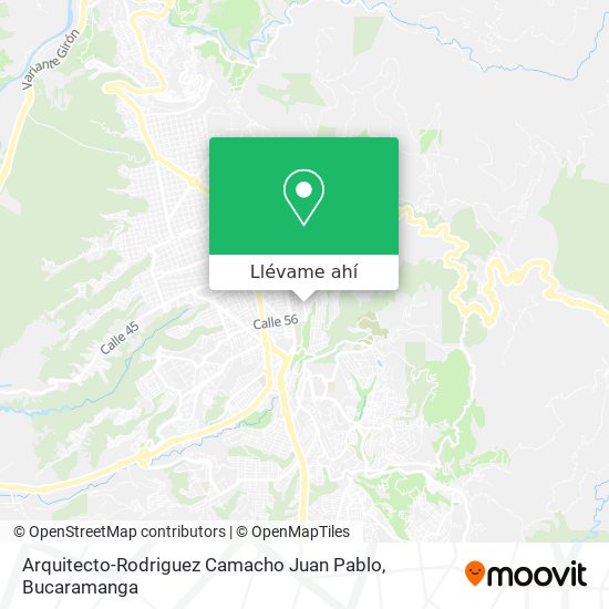 Mapa de Arquitecto-Rodriguez Camacho Juan Pablo