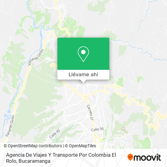 Mapa de Agencia De Viajes Y Transporte Por Colombia El Rolo
