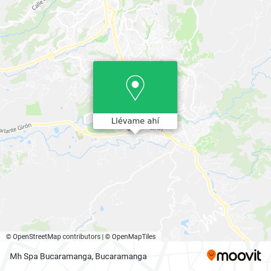 Mapa de Mh Spa Bucaramanga