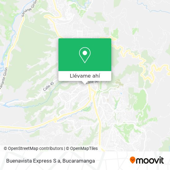 Mapa de Buenavista Express S a