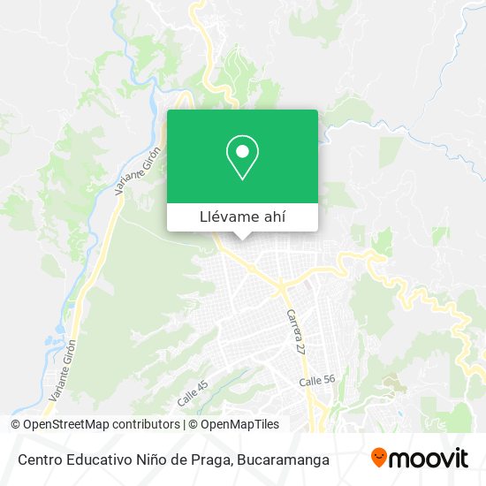 Mapa de Centro Educativo Niño de Praga