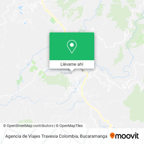 Mapa de Agencia de Viajes Travesía Colombia