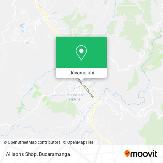 Mapa de Allison's Shop