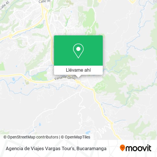Mapa de Agencia de Viajes Vargas Tour's