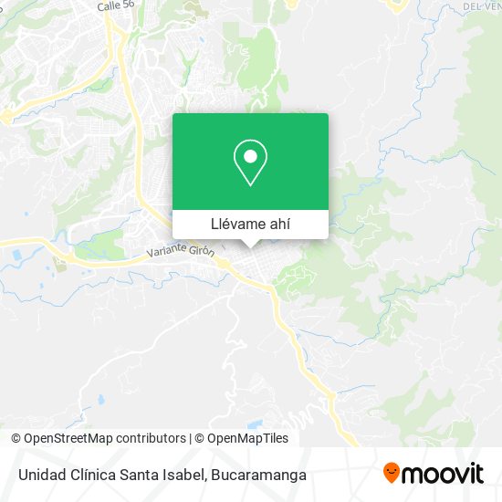 Mapa de Unidad Clínica Santa Isabel