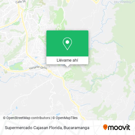 Mapa de Supermercado Cajasan Florida