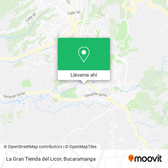 Mapa de La Gran Tienda del Licor