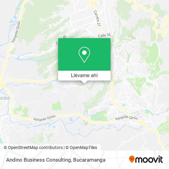 Mapa de Andino Business Consulting