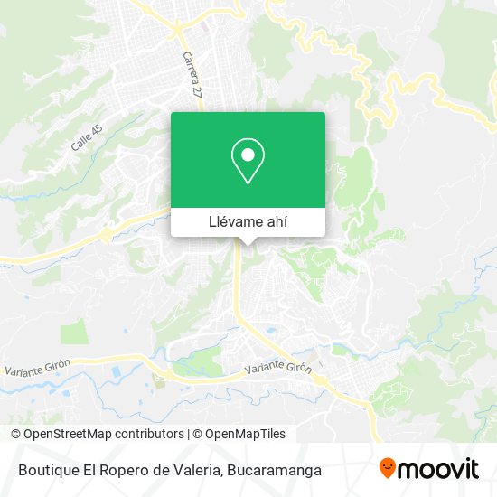 Mapa de Boutique El Ropero de Valeria