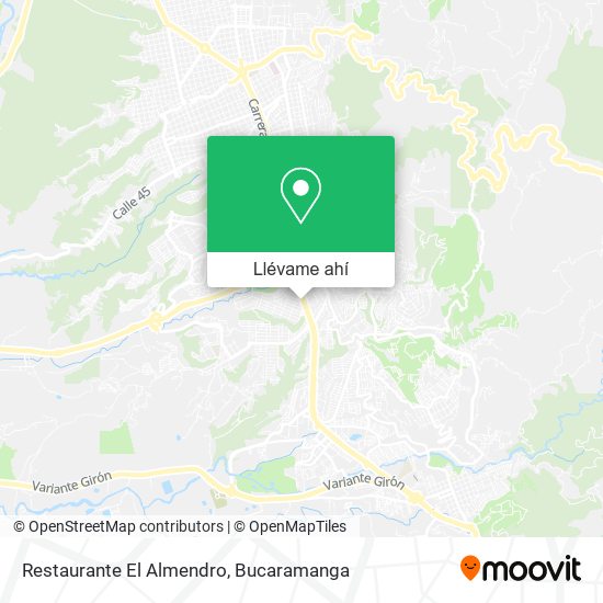 Mapa de Restaurante El Almendro