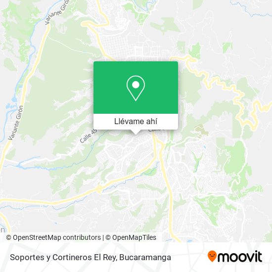 Mapa de Soportes y Cortineros El Rey