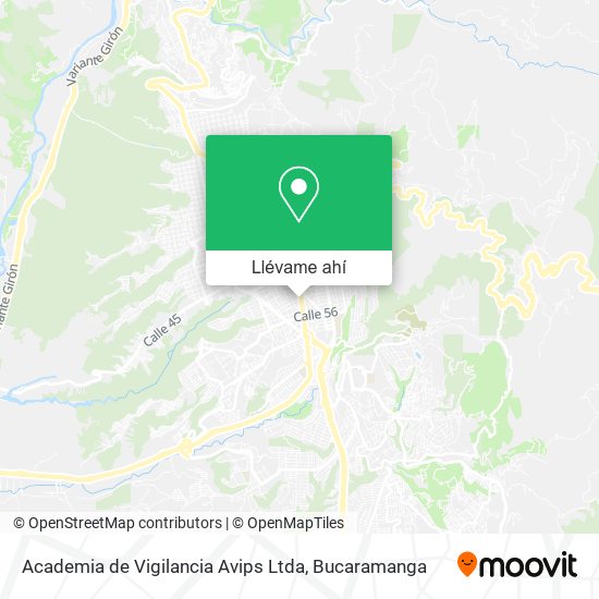 Mapa de Academia de Vigilancia Avips Ltda