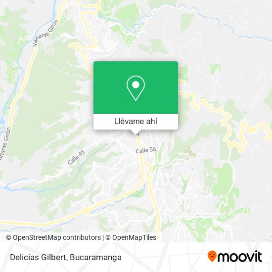 Mapa de Delicias Gilbert