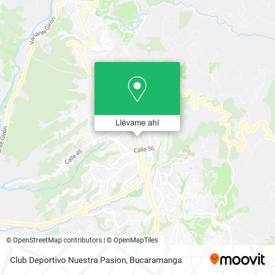 Mapa de Club Deportivo Nuestra Pasion