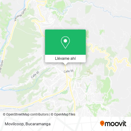 Mapa de Movilcoop