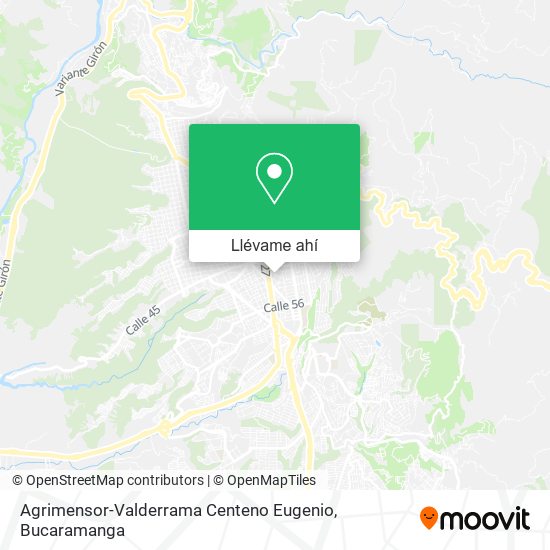 Mapa de Agrimensor-Valderrama Centeno Eugenio