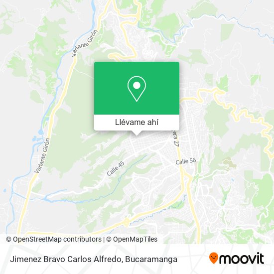 Mapa de Jimenez Bravo Carlos Alfredo